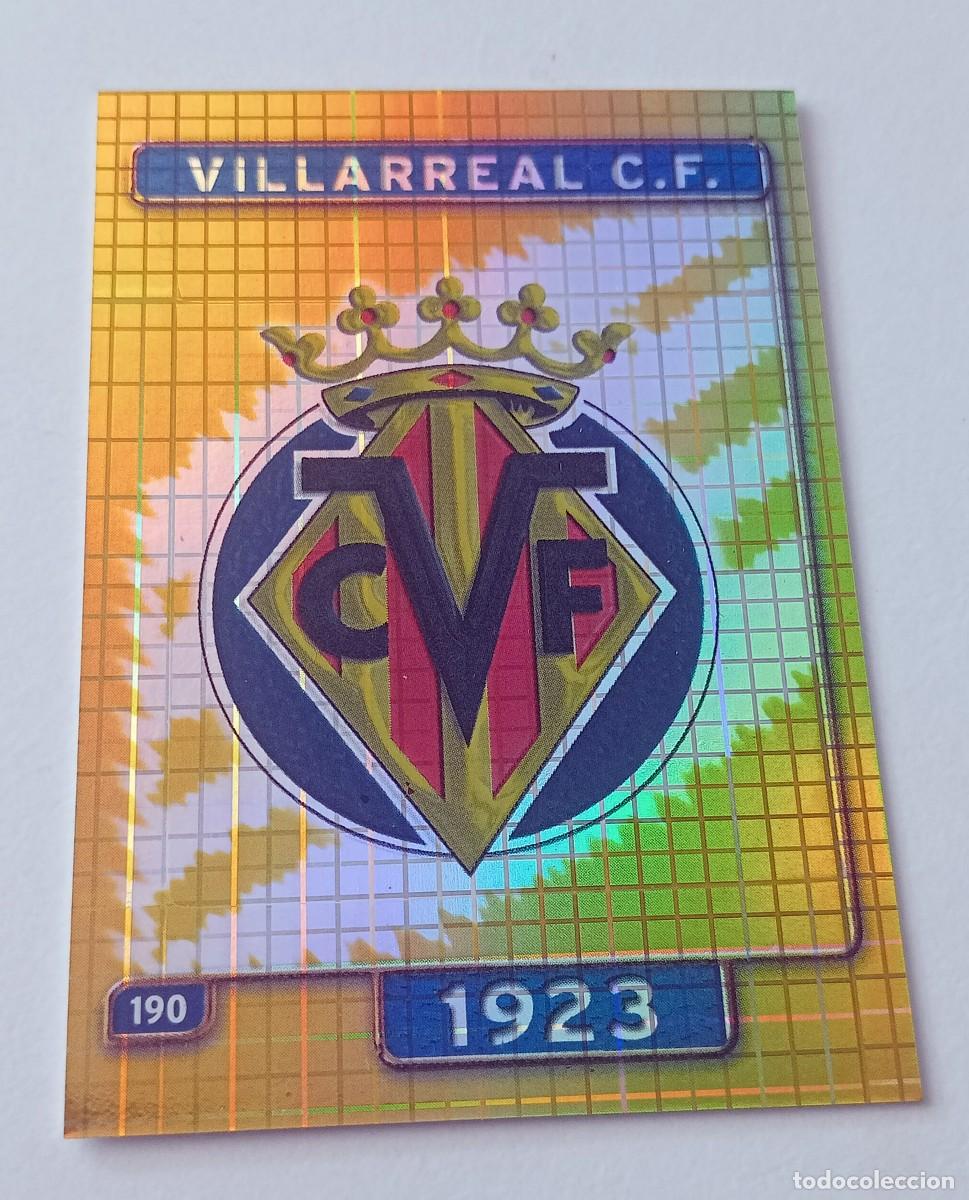 Cromos de f&uacute;tbol: CROMO FUTBOL VILLARREAL C.F. MUNDI CROMO 2004-2005: ESCUDO