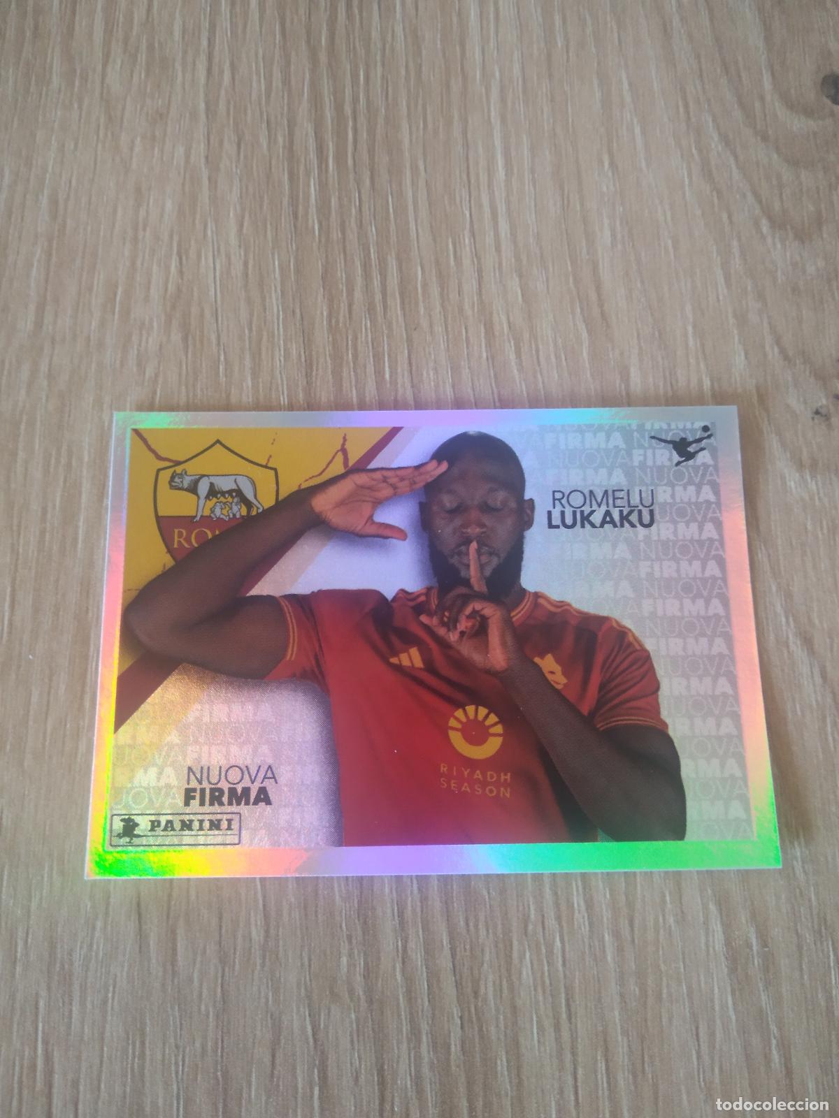 Cromos de f&uacute;tbol: 404 LUKAKU ROMA CROMO FUTBOL PANINI LIGA ITALIA 23-24 CALCIATORI 2023-2024