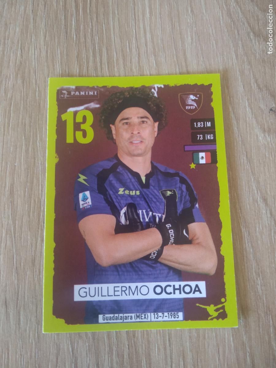Cromos de Futebol: 407 GUILLERMO OCHOA SALERNITANA CROMO FUTBOL PANINI LIGA ITALIA 23-24 CALCIATORI 2023-2024
