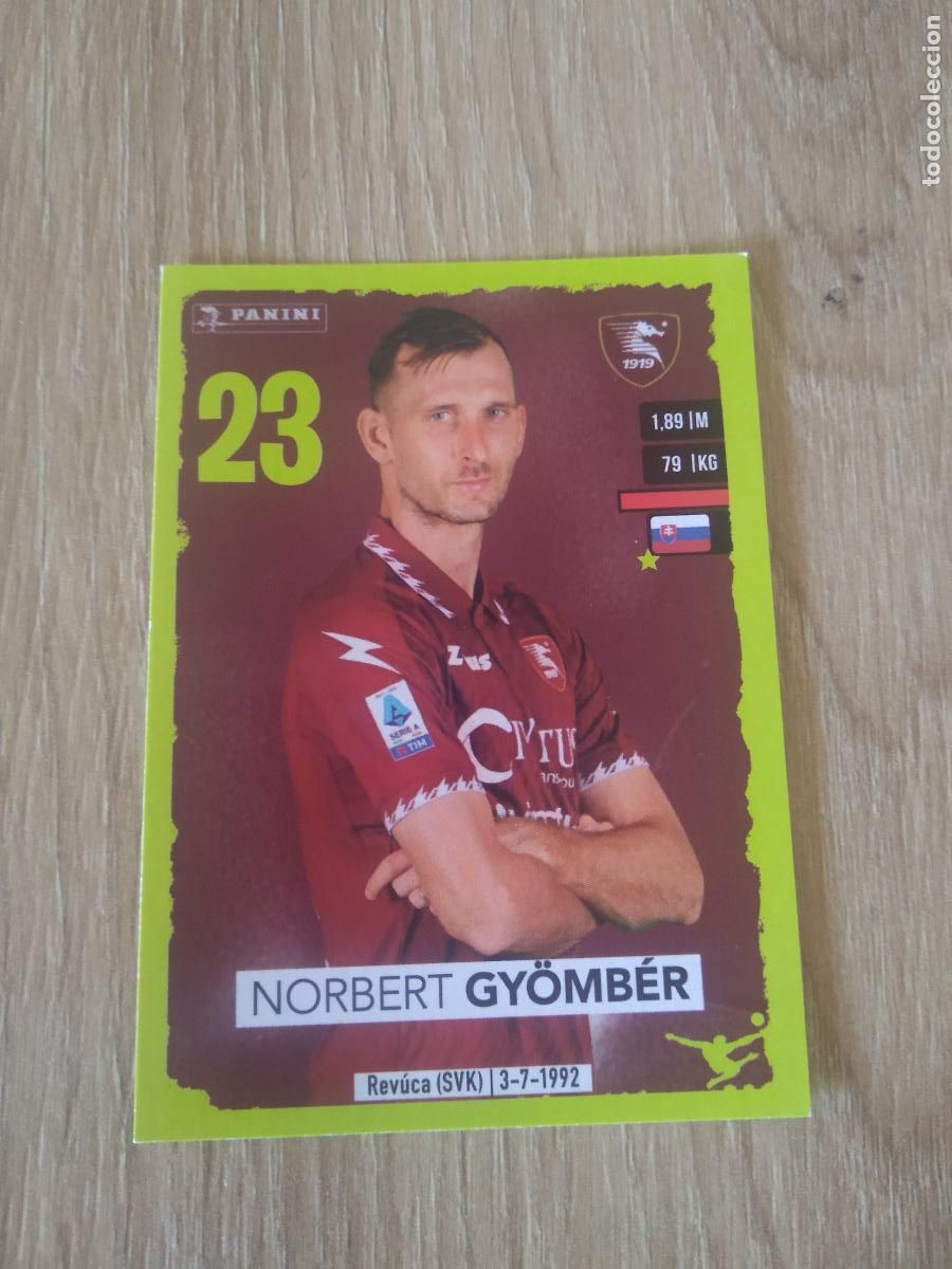 Cromos de f&uacute;tbol: 412 GYOMBER SALERNITANA CROMO FUTBOL PANINI LIGA ITALIA 23-24 CALCIATORI 2023-2024