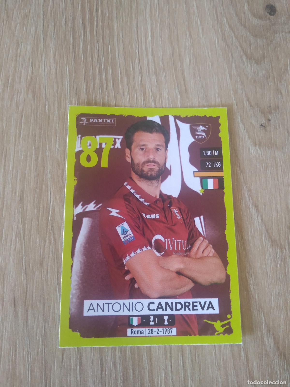 Cromos de f&uacute;tbol: 418 ANTONIO CANDREVA SALERNITANA CROMO FUTBOL PANINI LIGA ITALIA 23-24 CALCIATORI 2023-2024