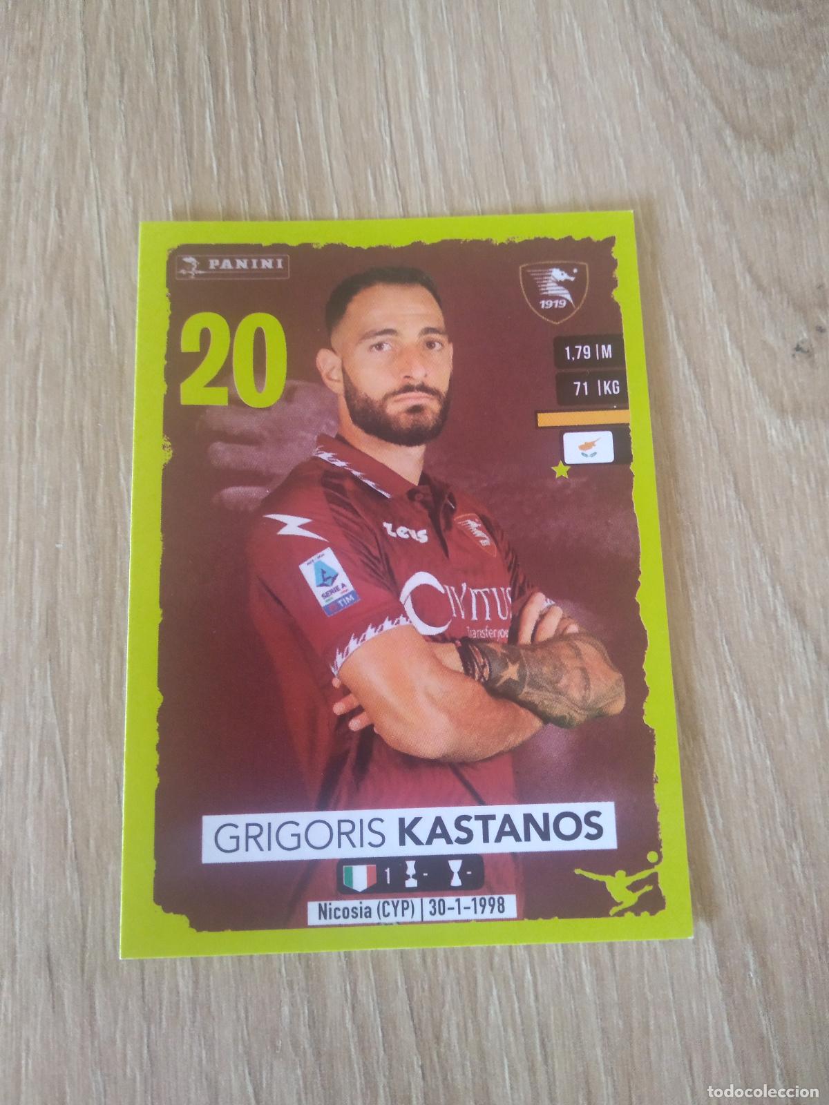 Cromos de f&uacute;tbol: 420 GRIGORIS KASTANOS SALERNITANA CROMO FUTBOL PANINI LIGA ITALIA 23-24 CALCIATORI 2023-2024