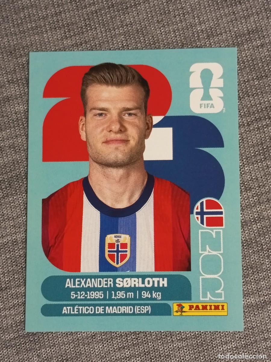 Cromos de f&uacute;tbol: SORLOTH NOR 16 STICKER MUNDIAL 2026 PANINI FIFA WORLD CUP NUEVO