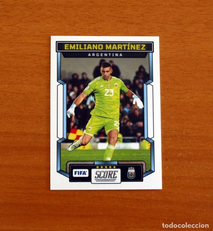 Cromos de f&uacute;tbol: Argentina - N&ordm; 4 Emiliano Mart&iacute;nez - Panini 2023-2024-23-24 Score FIFA Soccer