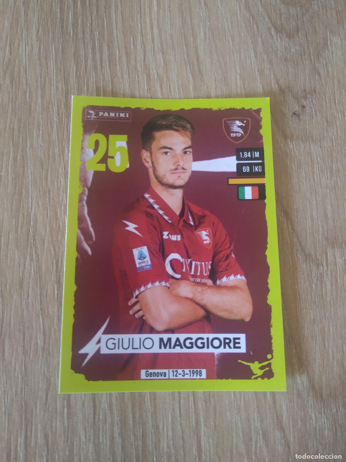 Cromos de f&uacute;tbol: 422 GIULIO MAGGIORE SALERNITANA CROMO FUTBOL PANINI LIGA ITALIA 23-24 CALCIATORI 2023-2024