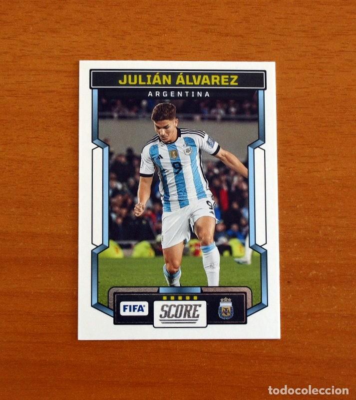 Cromos de f&uacute;tbol: Argentina - N&ordm; 5 Juli&aacute;n &Aacute;lvarez - Panini 2023-2024-23-24 Score FIFA Soccer