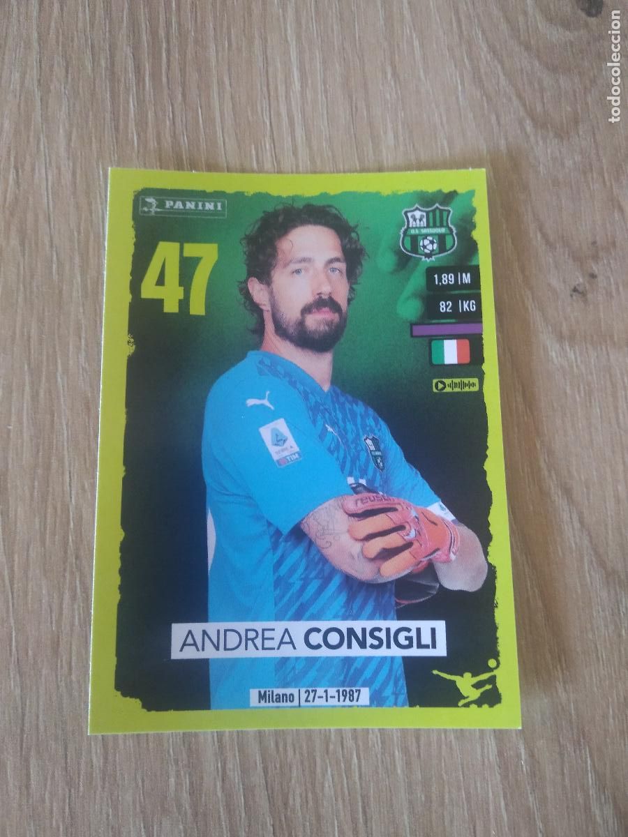 Cromos de Futebol: 432 ANDREA CONSIGLI SASSUOLO CROMO FUTBOL PANINI LIGA ITALIA 23-24 CALCIATORI 2023-2024