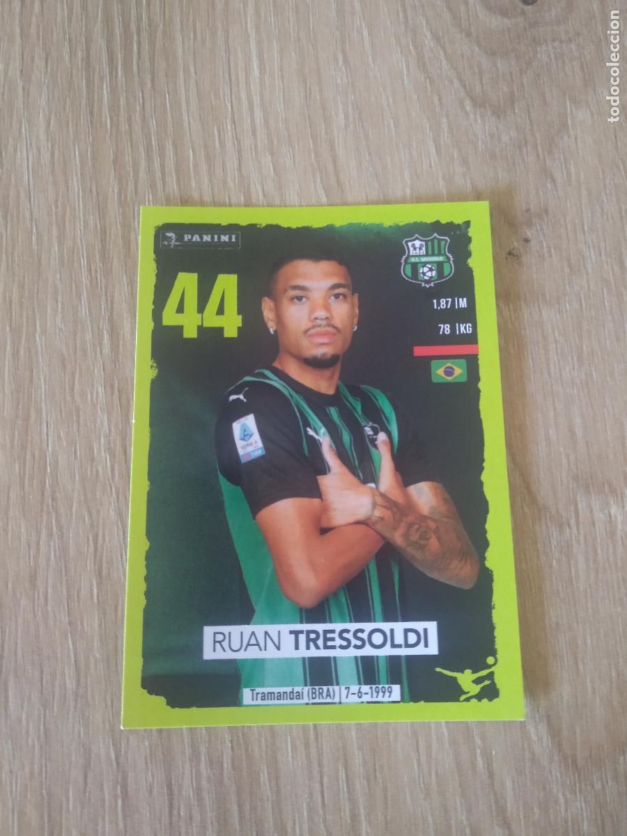 Cromos de f&uacute;tbol: 438 RUAN TRESSOLDI SASSUOLO CROMO FUTBOL PANINI LIGA ITALIA 23-24 CALCIATORI 2023-2024