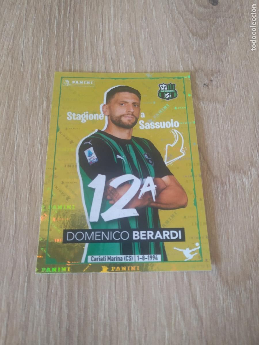 Figurine di Calcio: 447 DOMENICO BERARDI SASSUOLO CROMO FUTBOL PANINI LIGA ITALIA 23-24 CALCIATORI 2023-2024
