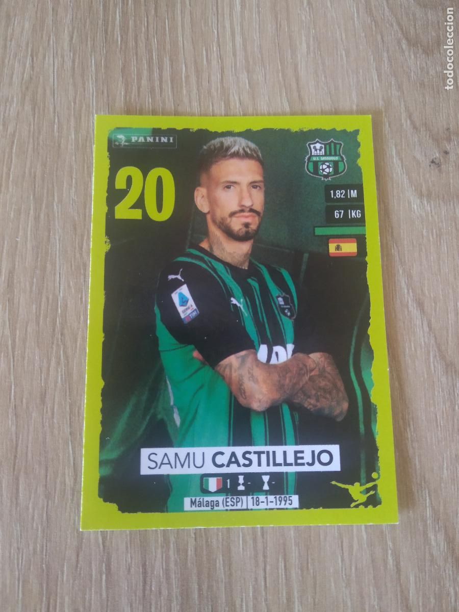 Figurine di Calcio: 448 SAMU CASTILLEJO SASSUOLO CROMO FUTBOL PANINI LIGA ITALIA 23-24 CALCIATORI 2023-2024