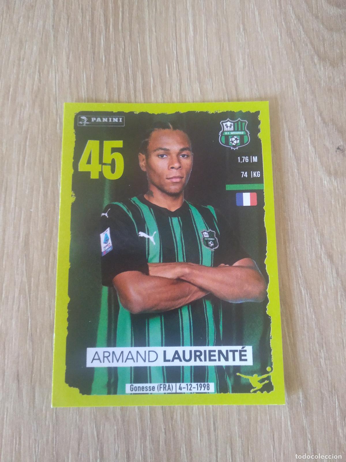 Figurine di Calcio: 450 ARMAND LAURIENTE SASSUOLO CROMO FUTBOL PANINI LIGA ITALIA 23-24 CALCIATORI 2023-2024
