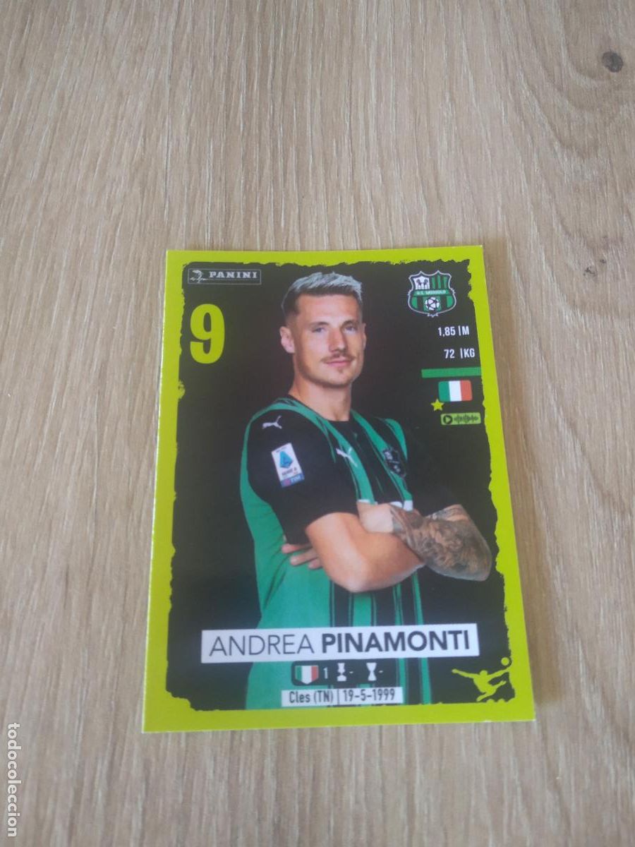 Cromos de Futebol: 452 ANDREA PINAMONTI SASSUOLO CROMO FUTBOL PANINI LIGA ITALIA 23-24 CALCIATORI 2023-2024