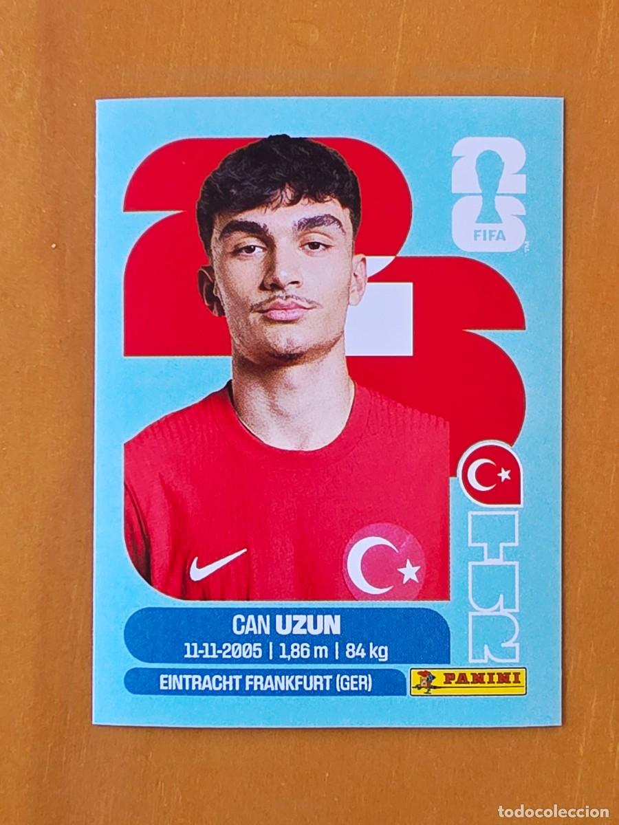 Cromos de f&uacute;tbol: TUR 17 Can Uzun, Turqu&iacute;a, Panini FIFA World Cup Mundial 2026 Sticker