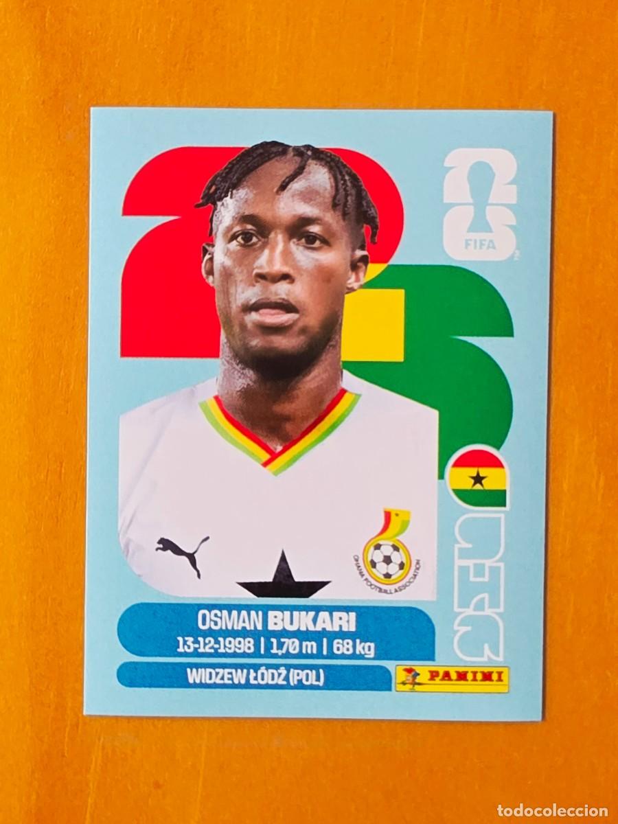 Cromos de f&uacute;tbol: GHA 19 Osman Bukari, Ghana, Panini FIFA World Cup Mundial 2026 Sticker