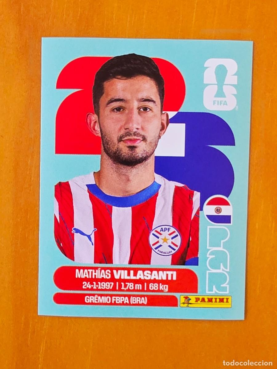 Cromos de f&uacute;tbol: PAR 9 Math&iacute;as Villasanti, Paraguay, Panini FIFA World Cup Mundial 2026 Sticker