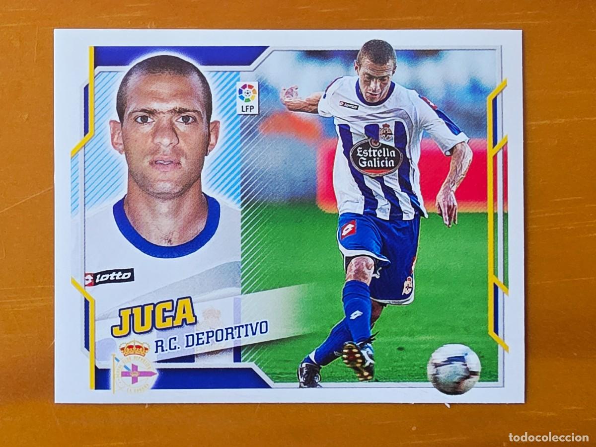 Cromos de f&uacute;tbol: 8 Juca, Deportivo de la Coru&ntilde;a, Panini Ediciones Liga Este 2010 2011 10 11
