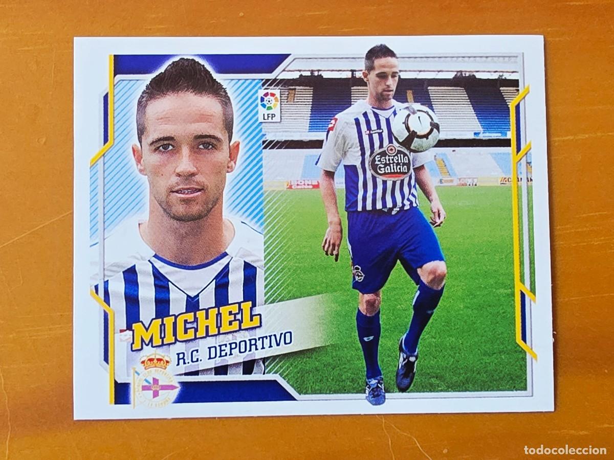 Cromos de f&uacute;tbol: 9 M&iacute;chel Herrero, Deportivo de la Coru&ntilde;a, Panini Ediciones Liga Este 2010 2011 10 11