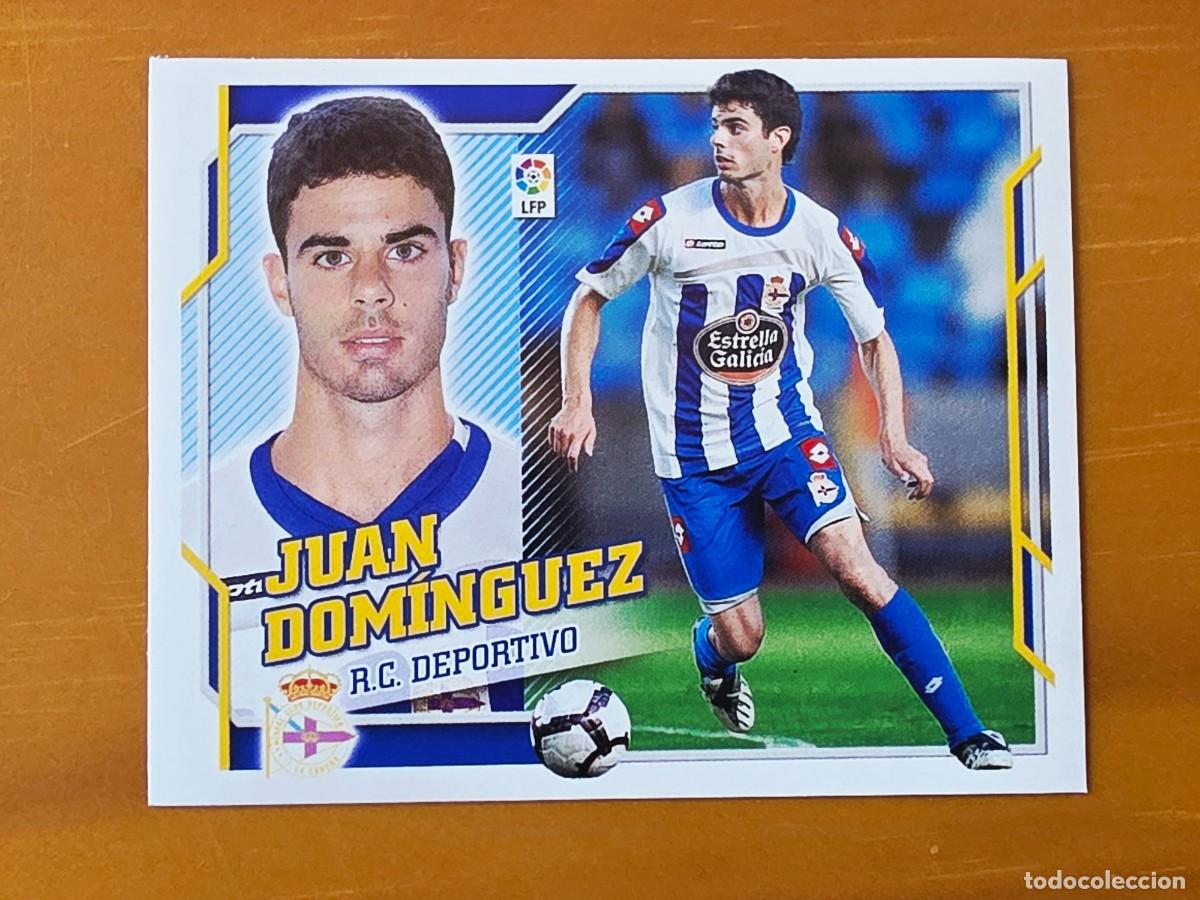 Cromos de f&uacute;tbol: 10 B Juan Dom&iacute;nguez, Deportivo de la Coru&ntilde;a, Panini Ediciones Liga Este 2010 2011 10 11