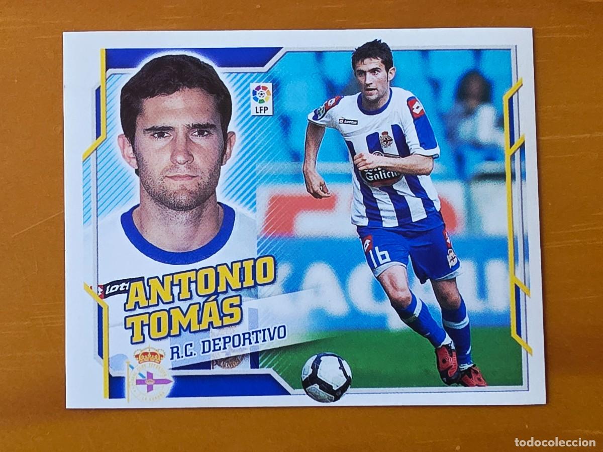 Cromos de f&uacute;tbol: 12 A Antonio Tom&aacute;s, Deportivo de la Coru&ntilde;a, Panini Ediciones Liga Este 2010 2011 10 11
