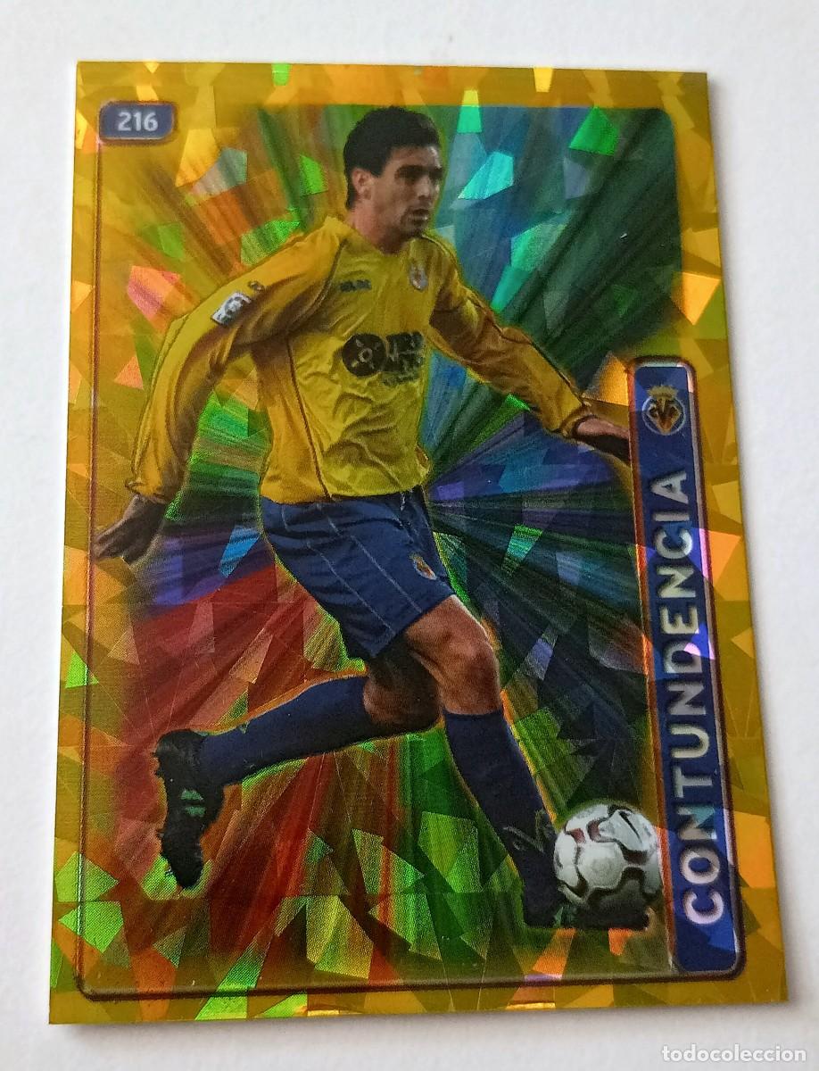 Cromos de f&uacute;tbol: CROMO FUTBOL VILLARREAL C.F. MUNDI CROMO 2004-2005: BALLESTEROS CONTUNDENCIA