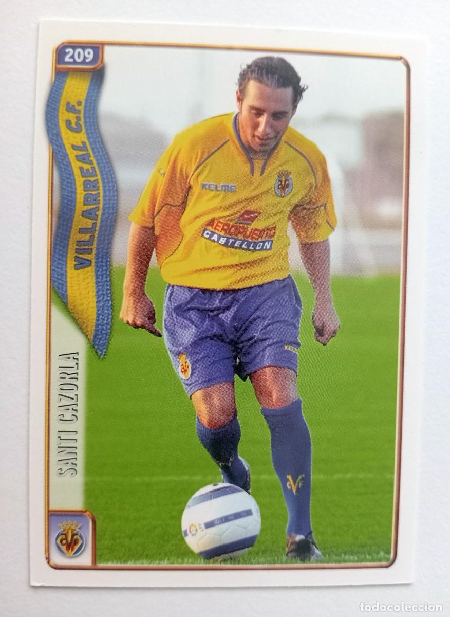 Cromos de f&uacute;tbol: CROMO FUTBOL VILLARREAL C.F. MUNDI CROMO 2004-2005: SANTI CAZORLA
