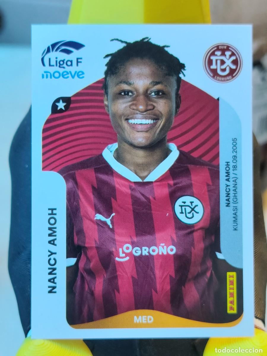 Cromos de f&uacute;tbol: Liga femenina 25/26 - Nancy Amoh - N&deg; 152 - Logro&ntilde;o