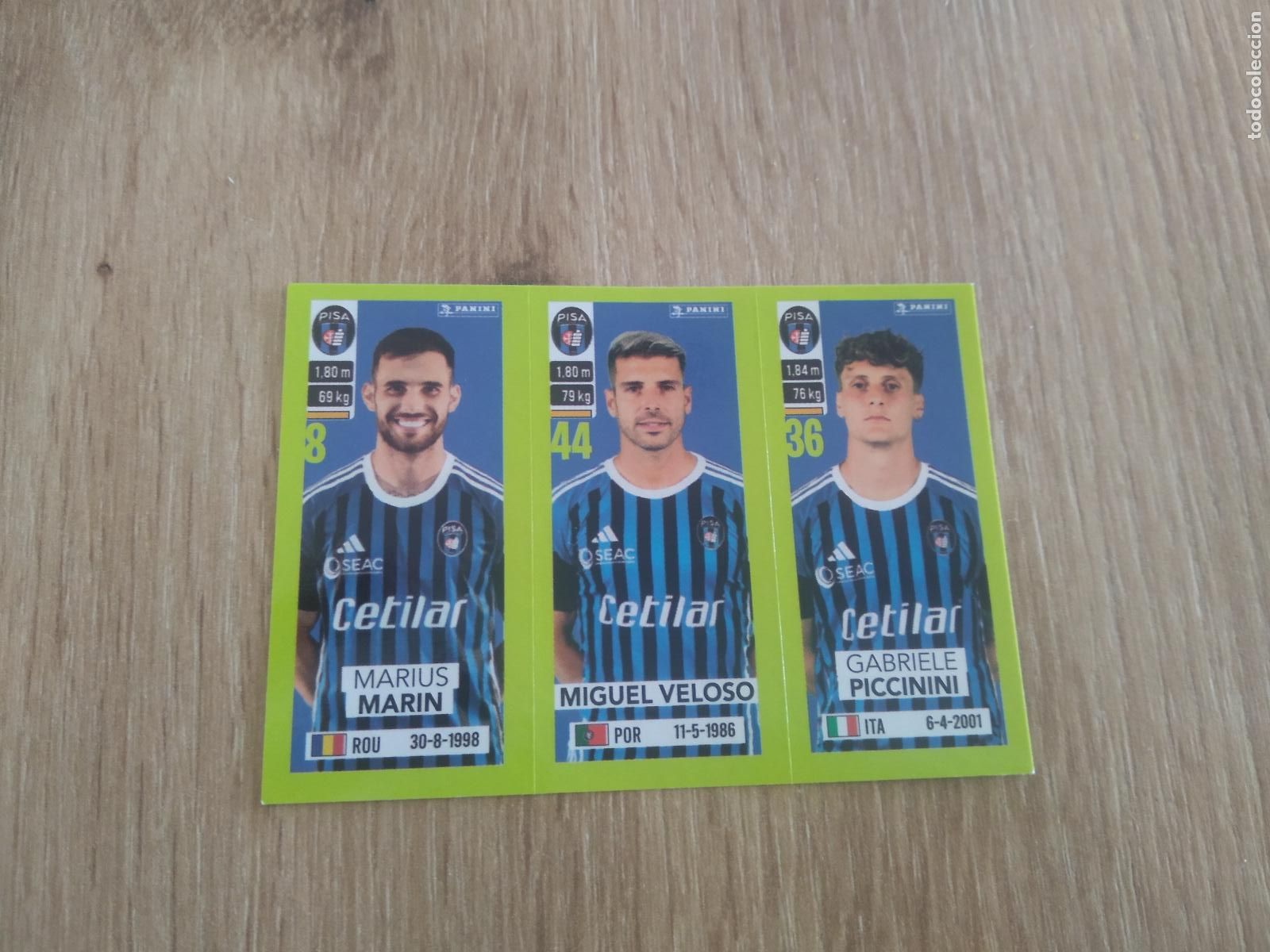 Cromos de f&uacute;tbol: 604 MARIN MIGUEL VELOSO PICCININI PISA CROMO FUTBOL PANINI LIGA ITALIA 23-24 CALCIATORI 2023-2024