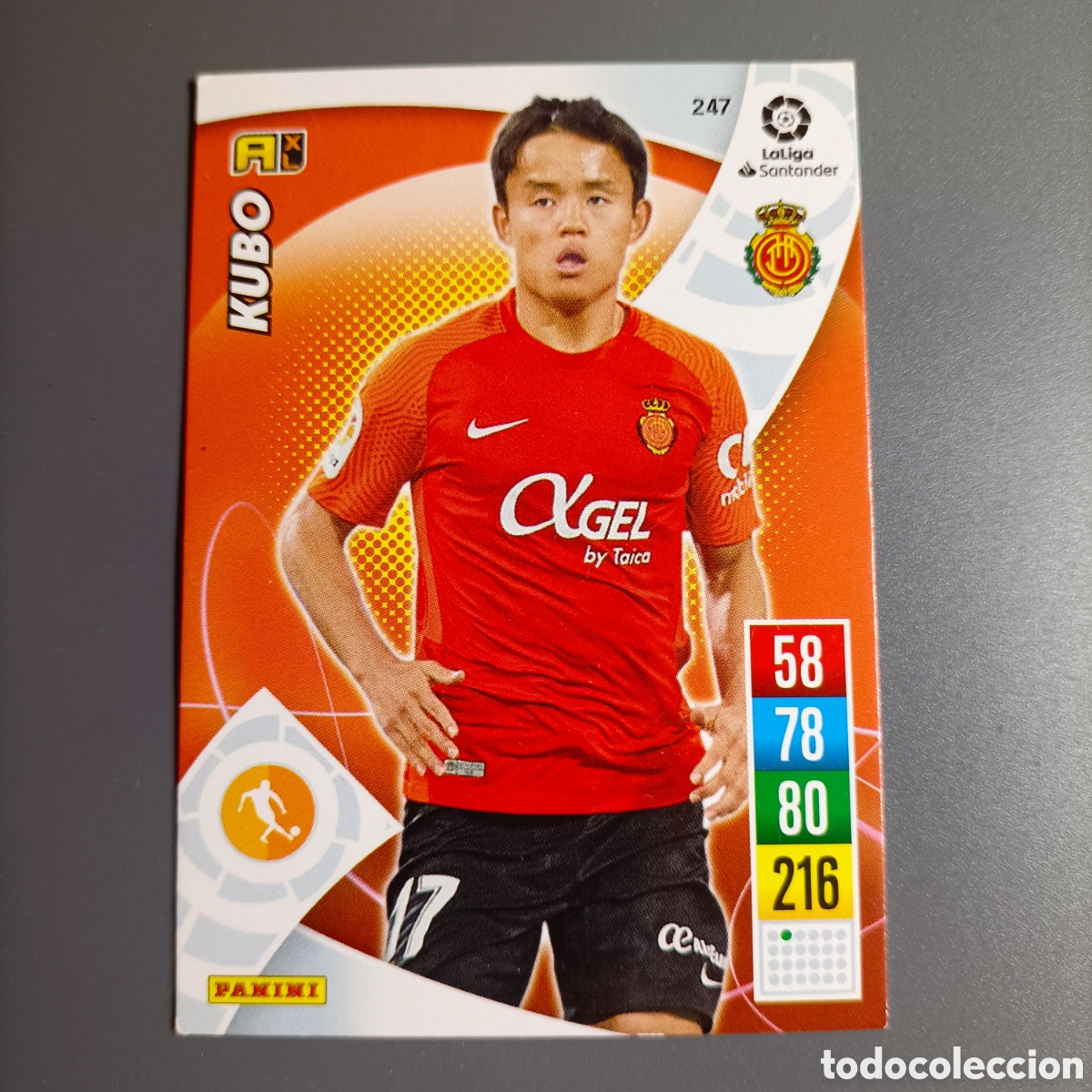 Cromos de f&uacute;tbol: ADRENALYN. LIGA 2021-2022 (MALLORCA) №247 KUBO