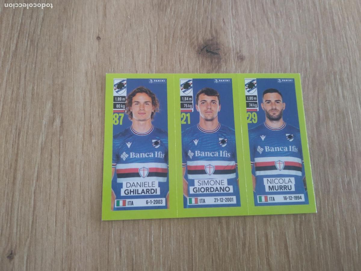 Cromos de f&uacute;tbol: 616 GHILARDI GIORDANO MURRU CROMO FUTBOL PANINI LIGA ITALIA 23-24 CALCIATORI 2023-2024