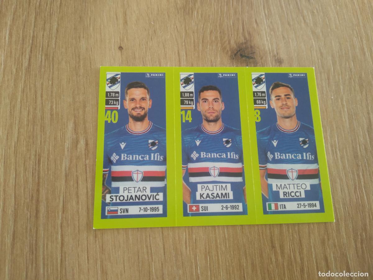 Cromos de f&uacute;tbol: 617 STOJANOVIC KASAMI RICCI SAMPDORIA CROMO FUTBOL PANINI LIGA ITALIA 23-24 CALCIATORI 2023-2024