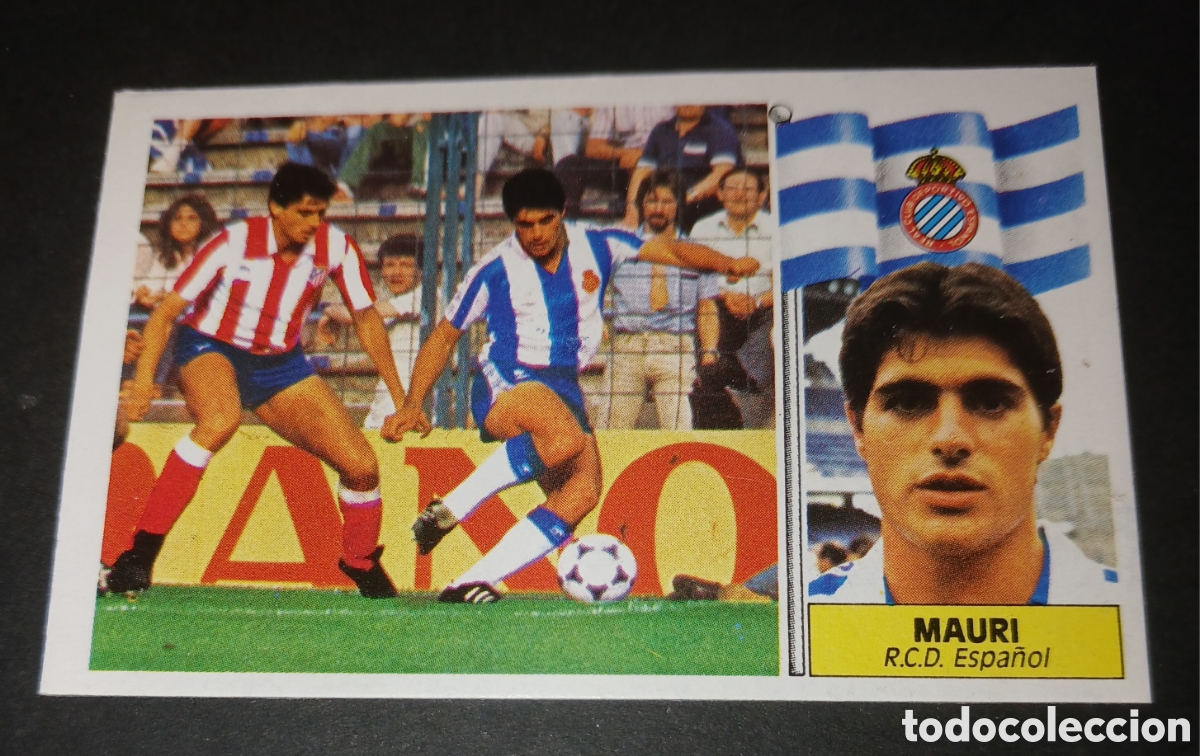 Cromos de f&uacute;tbol: Cromo Mauri - RCD Espa&ntilde;ol / Espanyol - Ediciones Este Liga 1986 1987 (86/87) - Sin Pegar