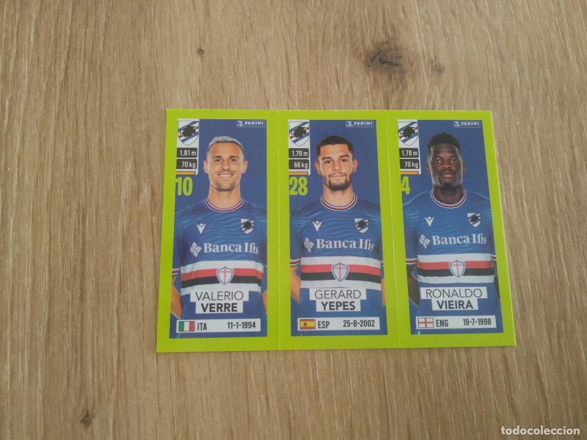 Cromos de f&uacute;tbol: 618 VERRE YEPES VIEIRA SAMPDORIA CROMO FUTBOL PANINI LIGA ITALIA 23-24 CALCIATORI 2023-2024