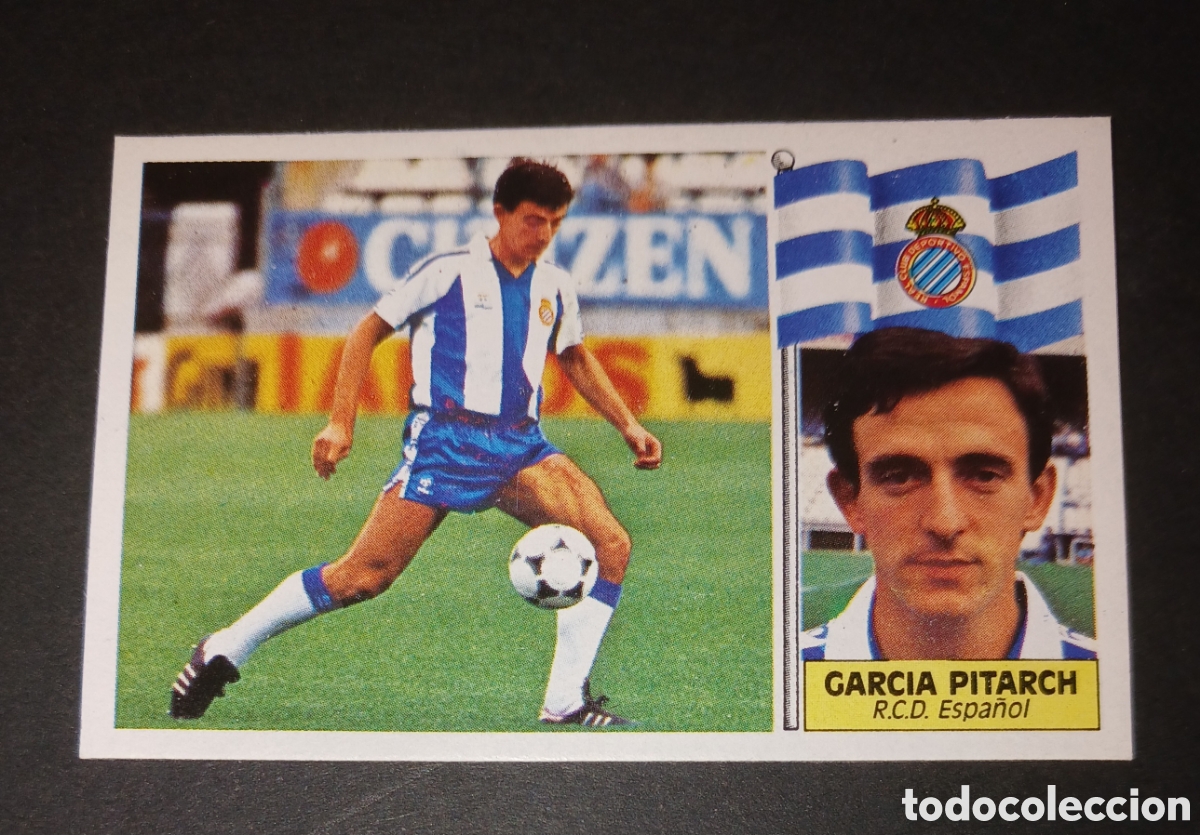 Cromos de f&uacute;tbol: GARCIA PITARCH - RCD ESPA&Ntilde;OL - CROMO SIN PEGAR - EDICIONES ESTE LIGA 1986 1987 (86/87)