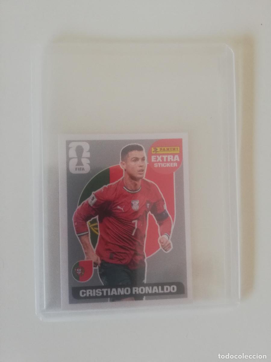 Cromos de f&uacute;tbol: Cristiano Ronaldo Extra Sticker PLATA Mundial 2026