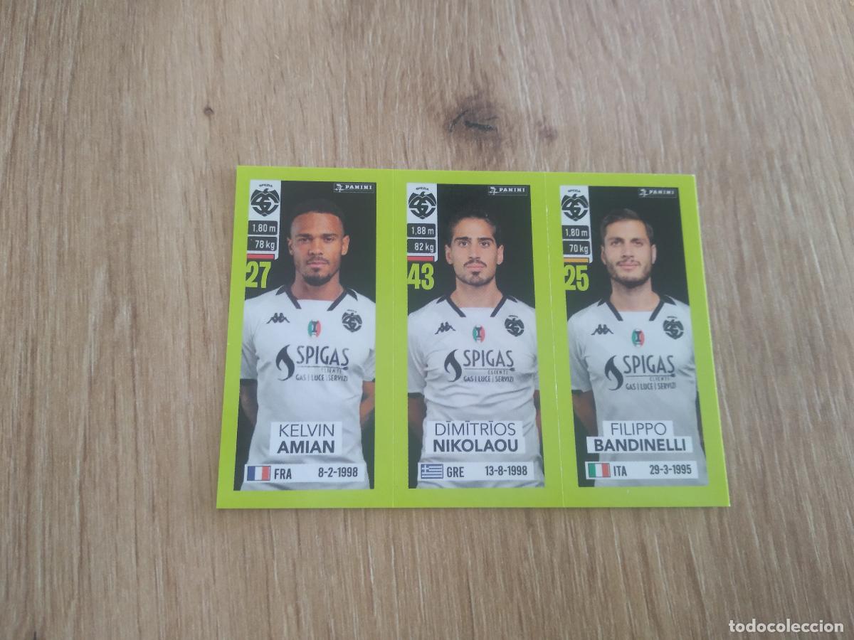 Cromos de f&uacute;tbol: 623 AMIAN NIKOLAOU BANDINELLI SPEZIA CROMO FUTBOL PANINI LIGA ITALIA 23-24 CALCIATORI 2023-2024