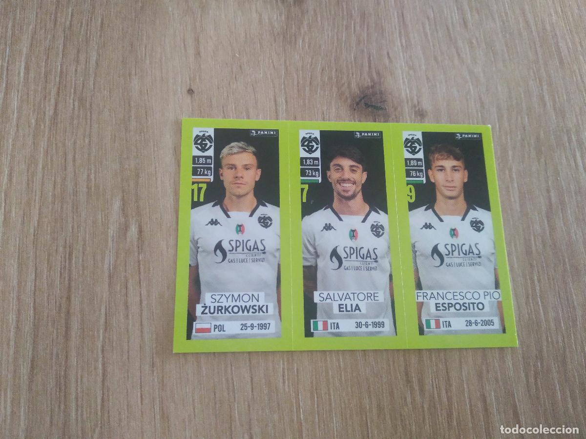 Cromos de f&uacute;tbol: 625 ZURKOWSKI ELIA ESPOSITO SPEZIA CROMO FUTBOL PANINI LIGA ITALIA 23-24 CALCIATORI 2023-2024
