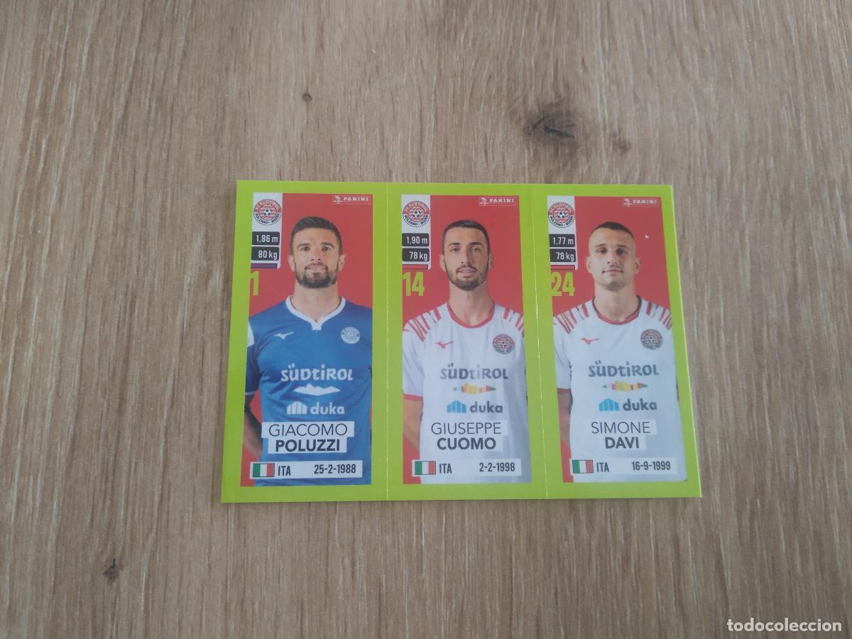 Cromos de f&uacute;tbol: 628 POLUZZI CUOMO DAVI SUDTIROL CROMO FUTBOL PANINI LIGA ITALIA 23-24 CALCIATORI 2023-2024