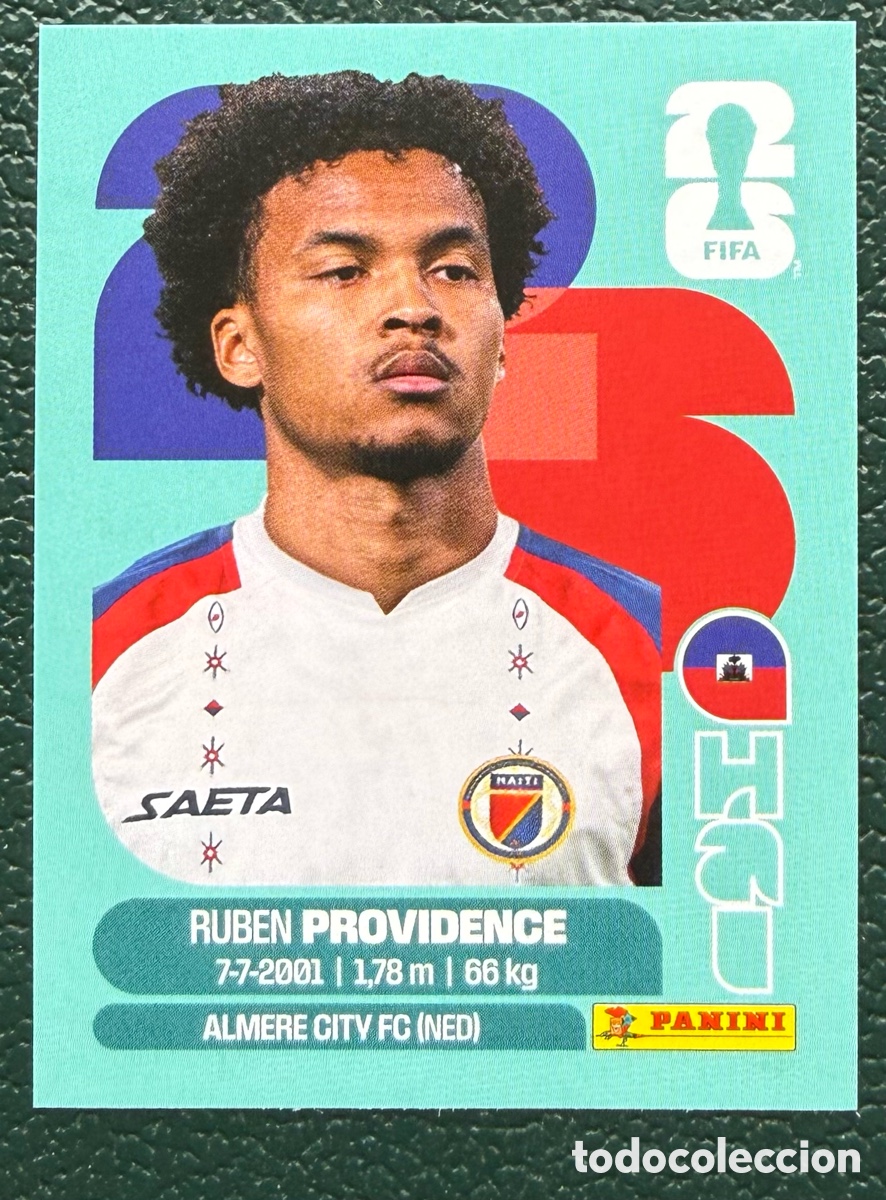Fu&szlig;ball-Sticker: HAI 17 RUBEN PROVIDENCE HAITI CROMOS ALBUM FIFA WORLD CUP MUNDIAL 2026 PANINI