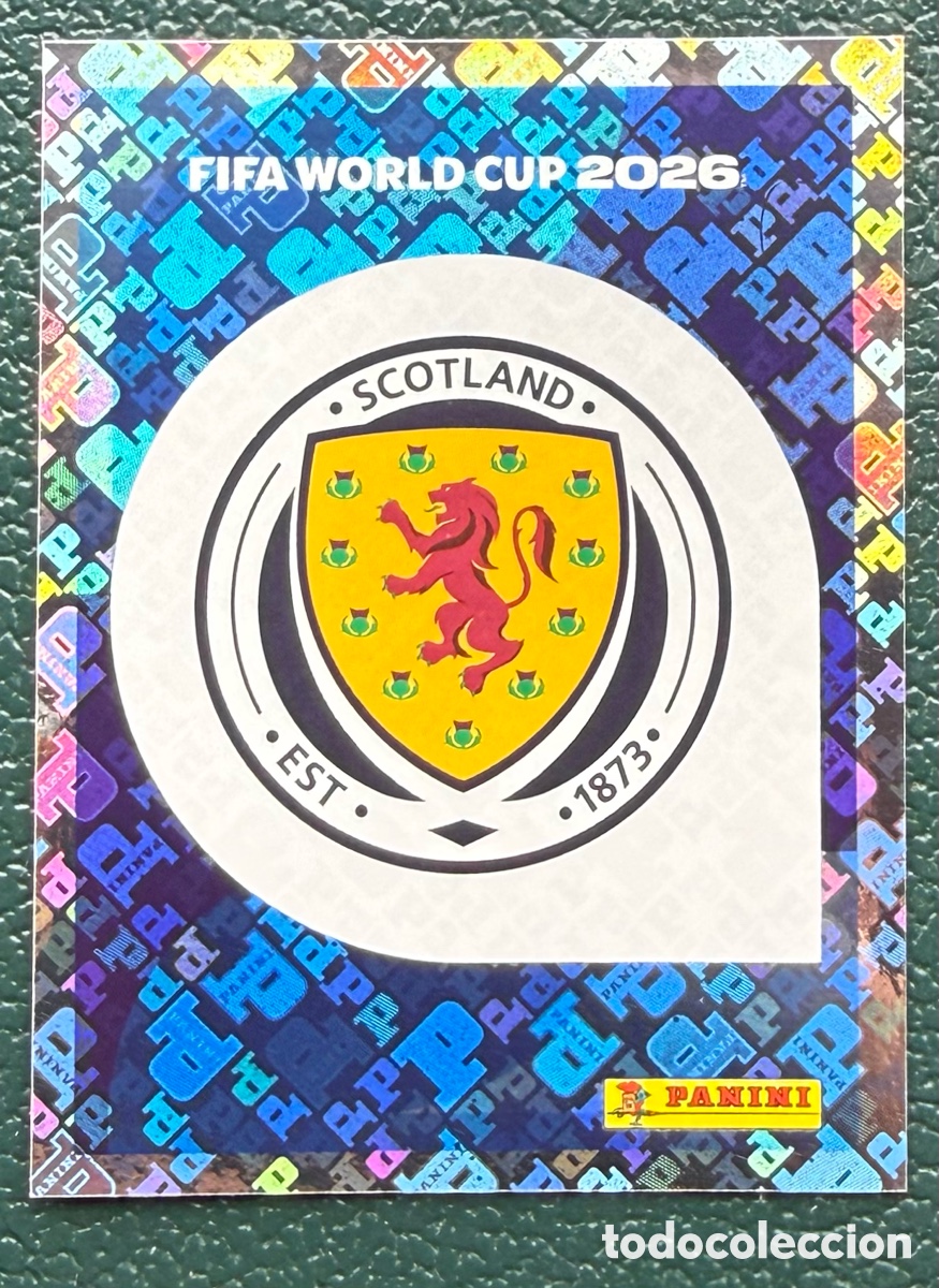 Fu&szlig;ball-Sticker: SCO 1 ESCUDO ESCOCIA CROMOS ALBUM FIFA WORLD CUP MUNDIAL 2026 PANINI