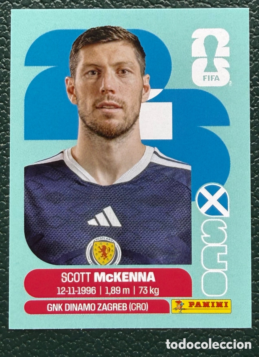 Cromos de Futebol: SCO 7 SCOTT MCKENNA ESCOCIA CROMOS ALBUM FIFA WORLD CUP MUNDIAL 2026 PANINI