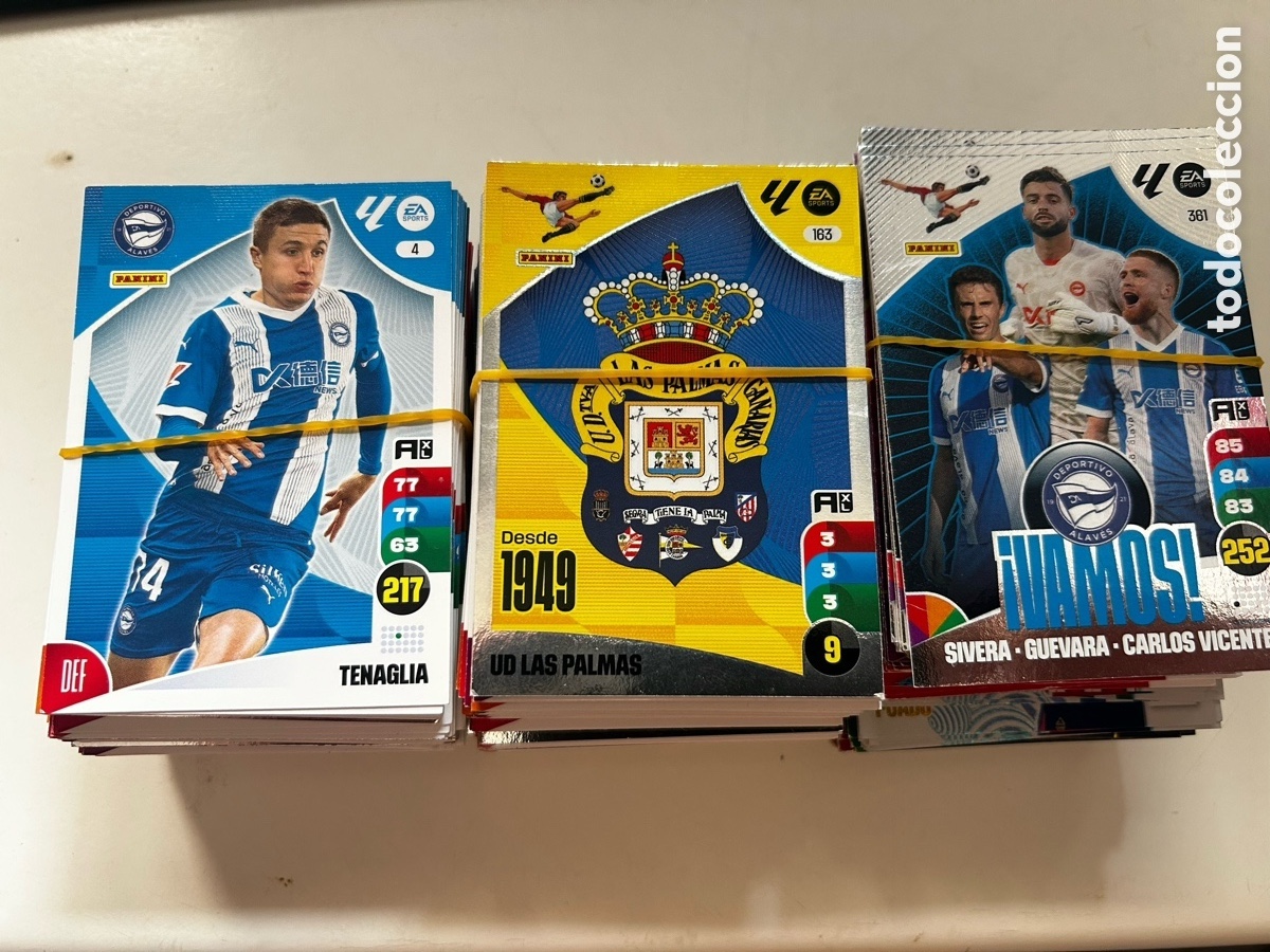 Cromos de f&uacute;tbol: Lote cartas 2024-2025