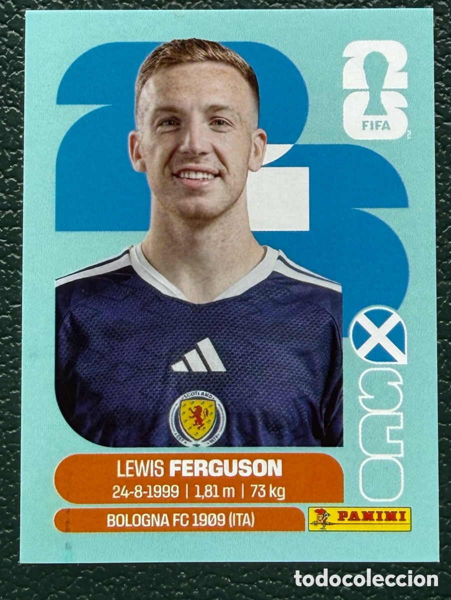 Cromos de Futebol: SCO 14 LEWIS FERGUSON ESCOCIA CROMOS ALBUM FIFA WORLD CUP MUNDIAL 2026 PANINI