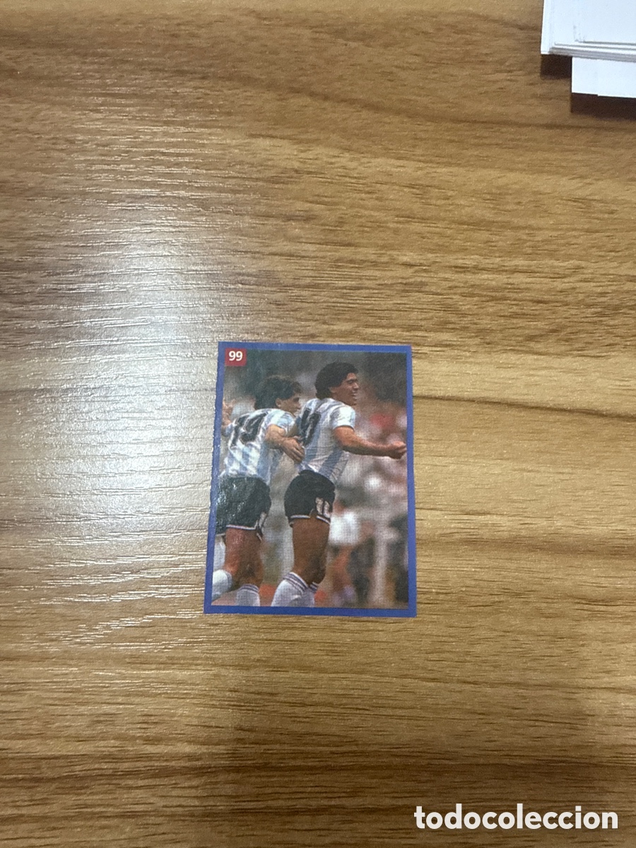 Cromos de f&uacute;tbol: 1994 MARADONA ARGENTINA N&ordm; 99 LES ESTRELLES DEL MON SIN PEGAR