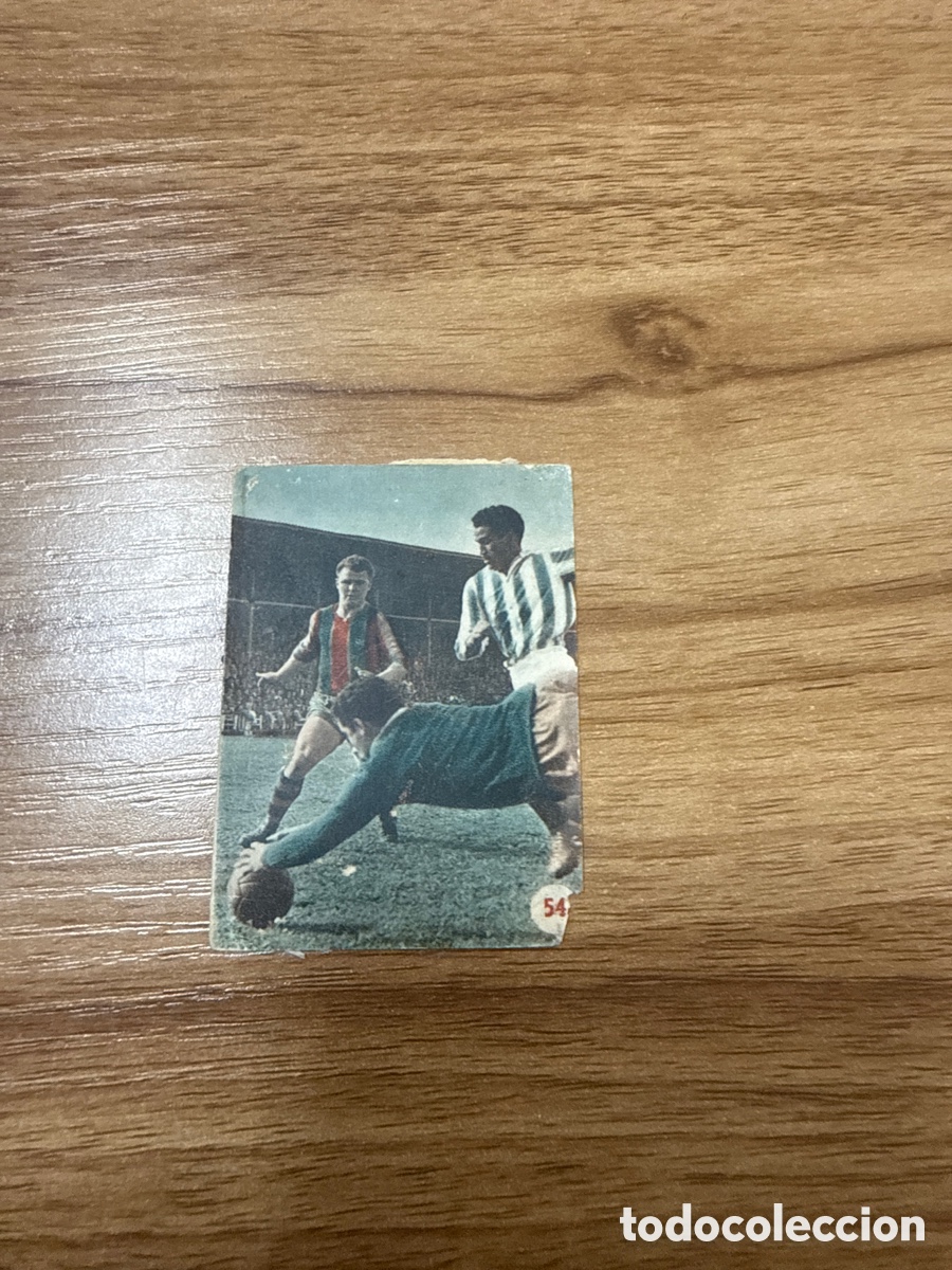 Cromos de f&uacute;tbol: 1953 KUBALA FC BARCELONA N&ordm; 54 FHER DESPEGADO