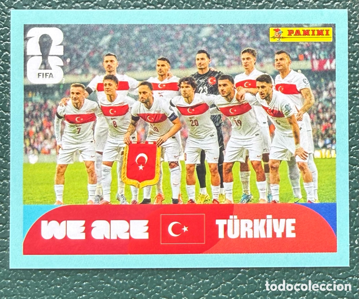 Fu&szlig;ball-Sticker: TUR 13 ALINEACION TURQUIA CROMOS ALBUM FIFA WORLD CUP MUNDIAL 2026 PANINI