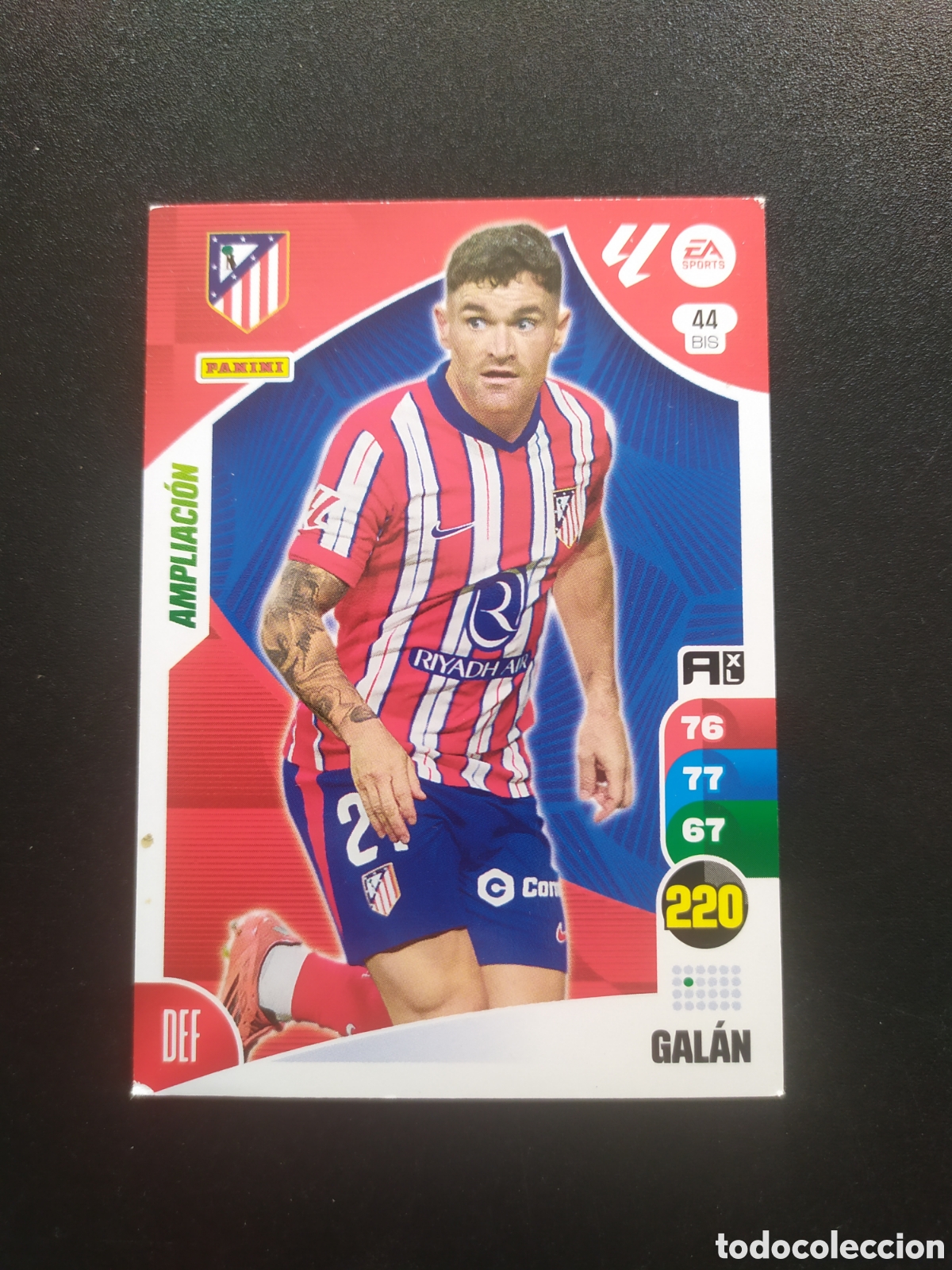 Cromos de f&uacute;tbol: Adrenalyn 2024 2025 24 25 panini Galan ampliaci&oacute;n n&deg; 44 bis Atl&eacute;tico Madrid