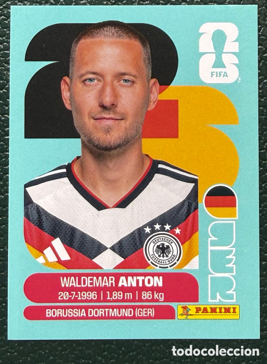 Fu&szlig;ball-Sticker: GER 7 WALDEMAR ANTON ALEMANIA CROMOS ALBUM FIFA WORLD CUP MUNDIAL 2026 PANINI