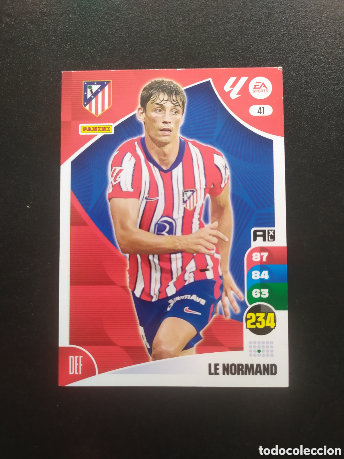 Cromos de f&uacute;tbol: Adrenalyn 2024 2025 24 25 panini Le Normand n&deg; 41 Atl&eacute;tico Madrid