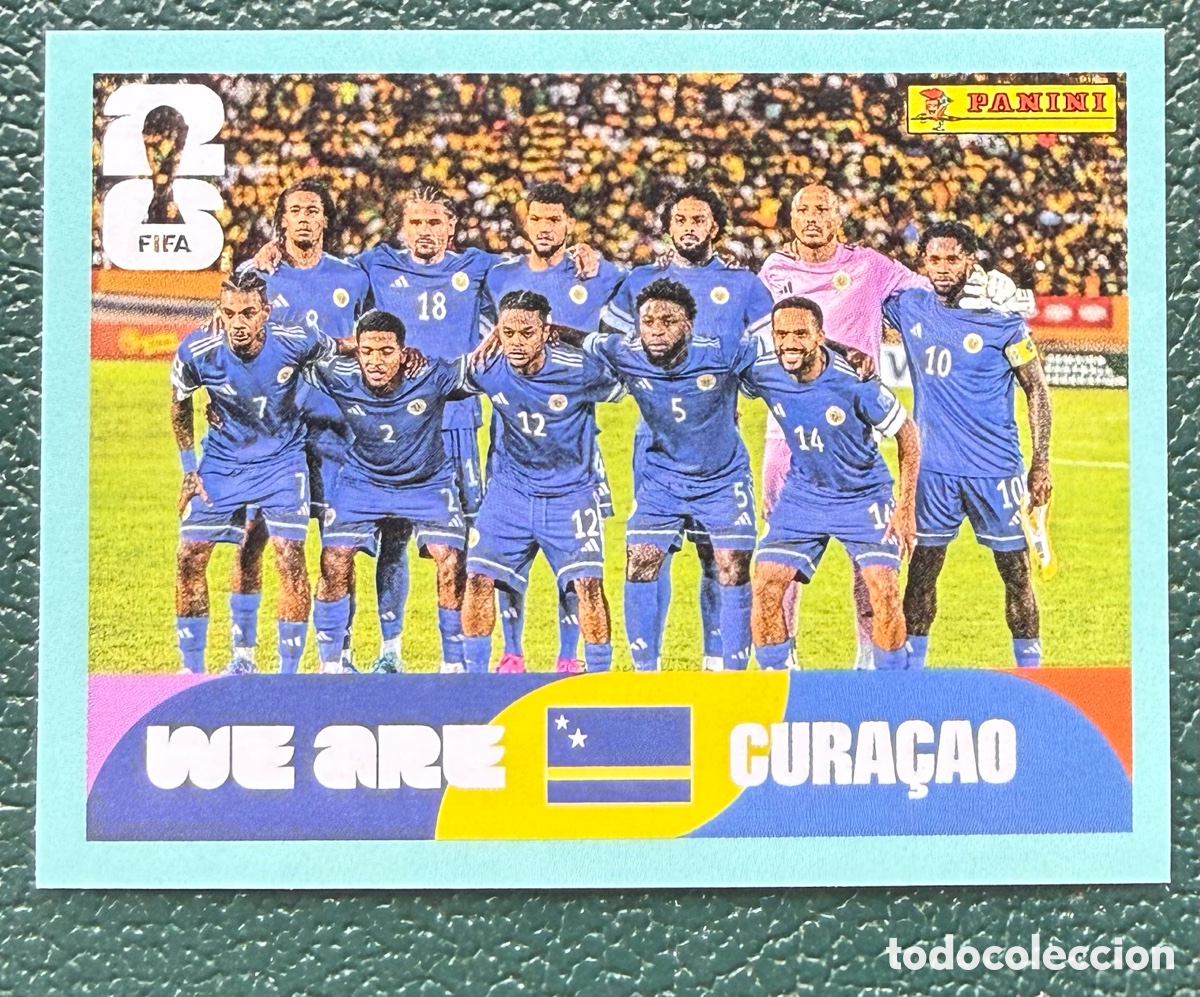 Fu&szlig;ball-Sticker: CUW 13 ALINEACION CURA&Ccedil;AO CROMOS ALBUM FIFA WORLD CUP MUNDIAL 2026 PANINI
