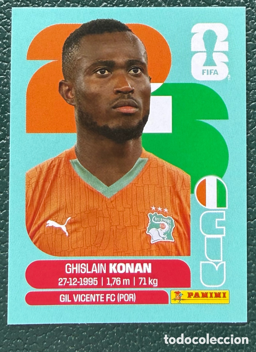 Fu&szlig;ball-Sticker: CIV 3 GHISLAIN KONAN COSTA DE MARFIL CROMOS ALBUM FIFA WORLD CUP MUNDIAL 2026 PANINI